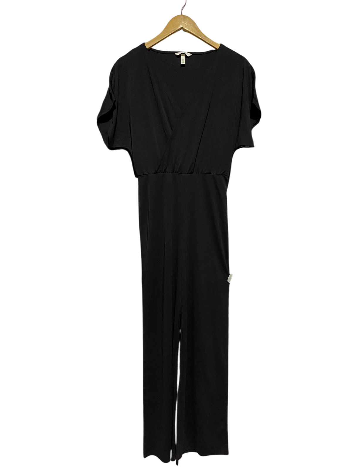 H&M |M| BUST FREE| C2| BLACK V-NECK SHORT SLEEVE JUMPSUIT