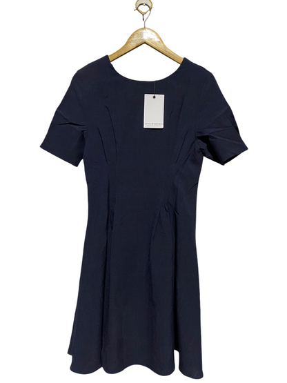 LITTLE MISTRESS |M| BUST 17| C2| NAVY BLUE SHORT SLEEVE A-LINE MINI DRESS