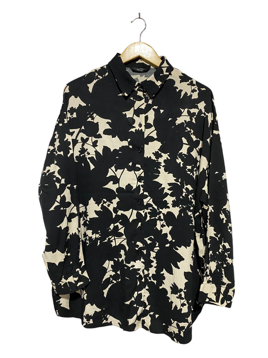 GEORGE |XL| BUST 25| B21| BOLD FLORAL PRINT BUTTON-DOWN SHIRT