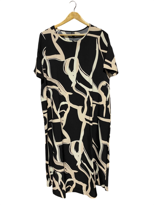 SHEIN |L| BUST 22| B21| MODERN ABSTRACT PRINT MIDI T-SHIRT DRESS