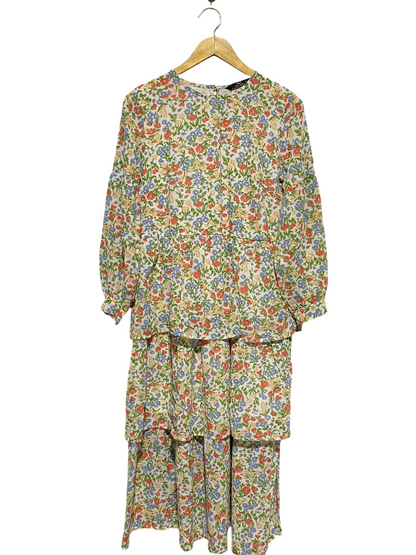 AILA |M| BUST 18| B21| TIERED FLORAL MAXI DRESS