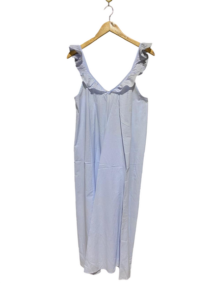 H&M |M| BUST 18| B21| RUFFLE STRAP COTTON MAXI DRESS