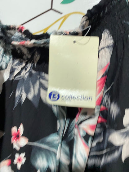 B COLLECTION |M| BUST 19| B21| TROPICAL FLORAL MAXI DRESS