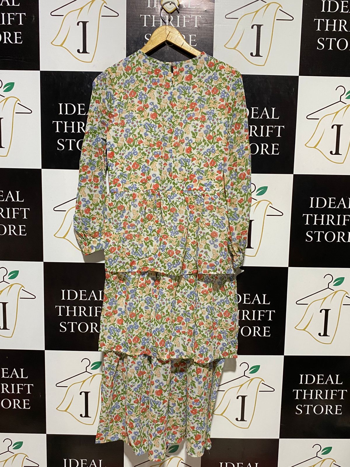 AILA |M| BUST 18| B21| TIERED FLORAL MAXI DRESS