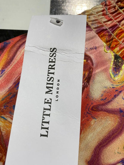LITTLE MISTRESS |M| BUST 17| B21| ABSTRACT MARBLE PRINT DRESS