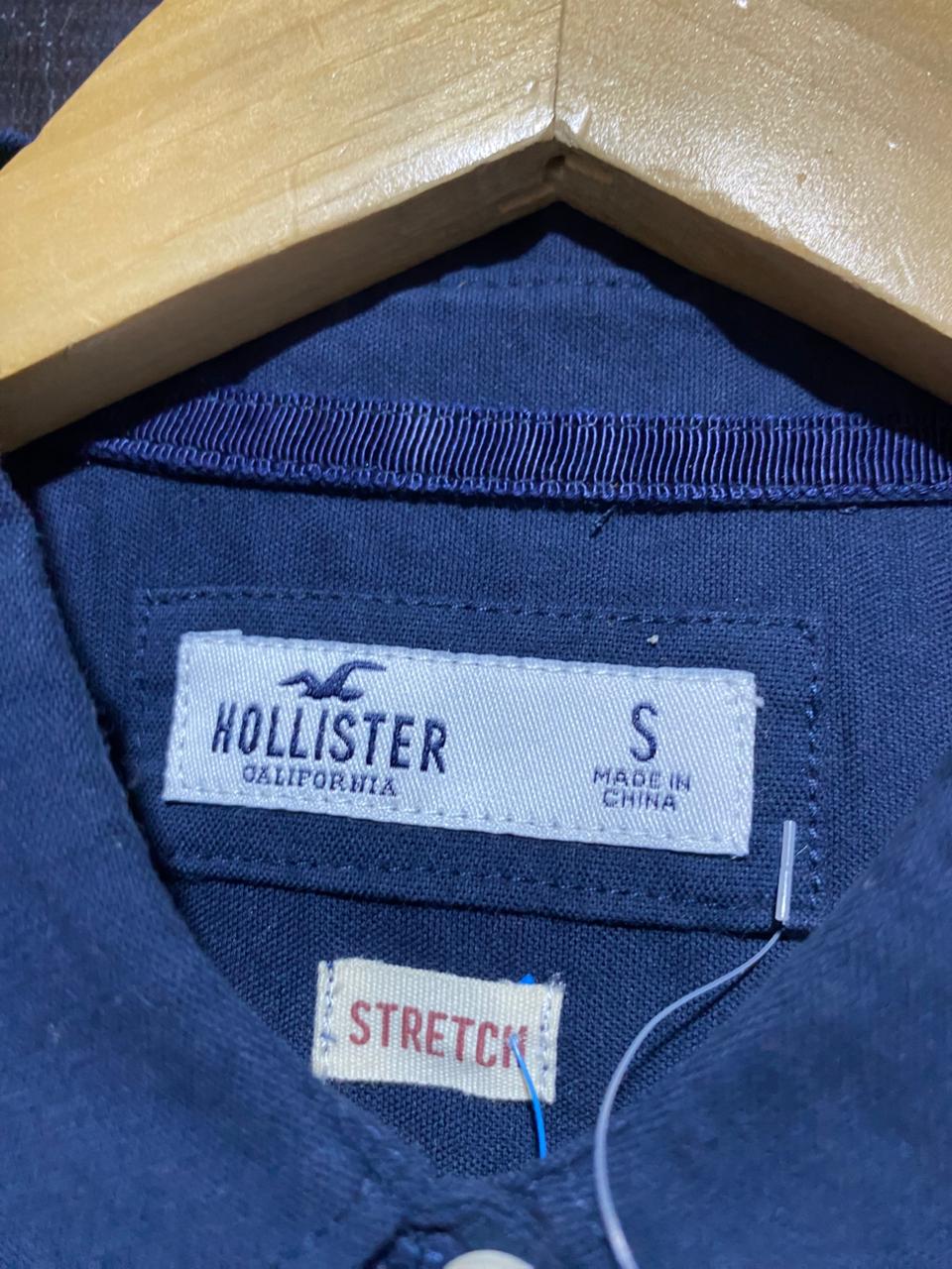 HOLLISTER |M| BUST 18| B21| SLIM FIT NAVY BUTTON-DOWN SHIRT