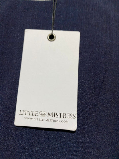 LITTLE MISTRESS |M| BUST 17| C2| NAVY BLUE SHORT SLEEVE A-LINE MINI DRESS