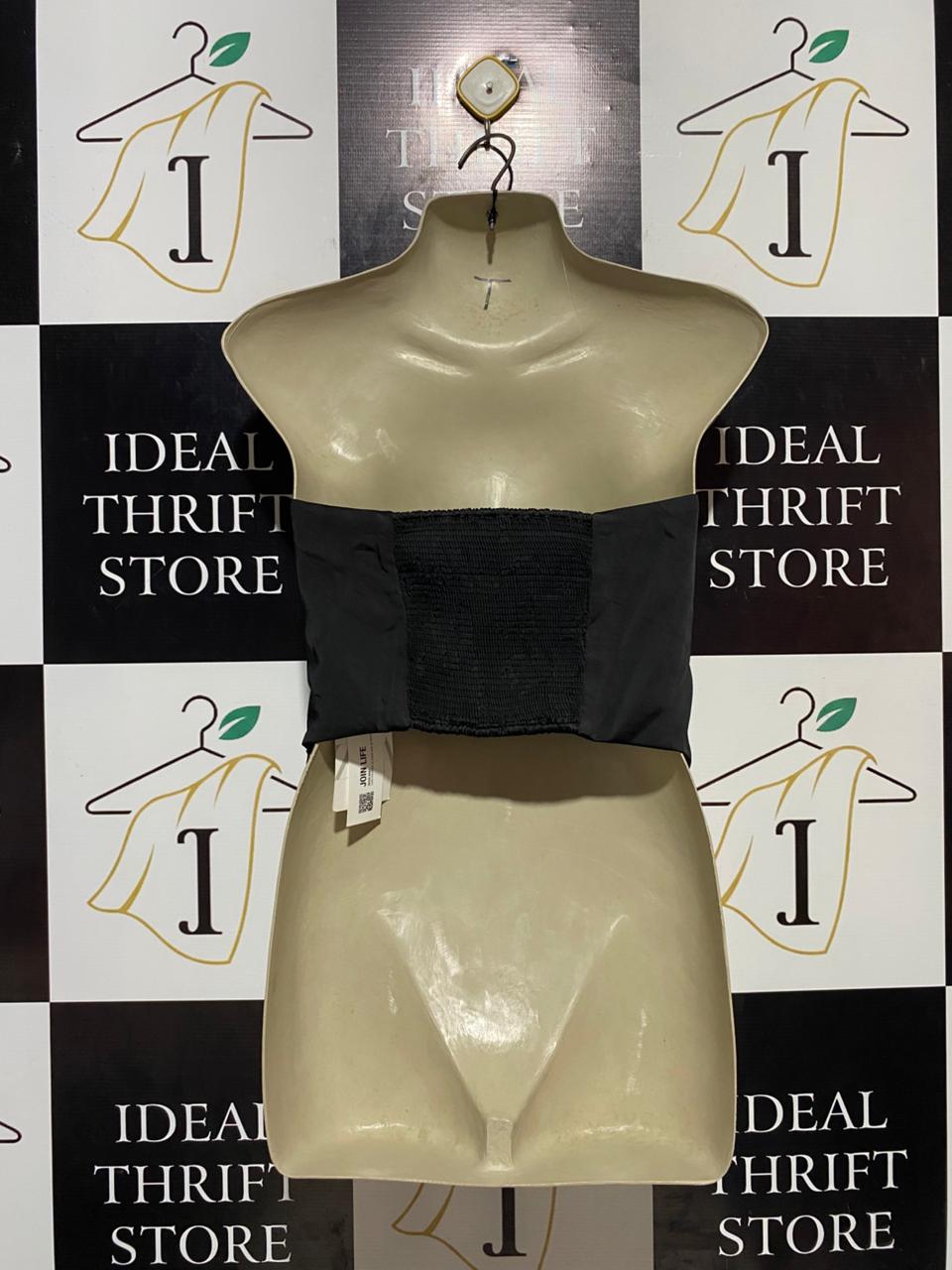 ZARA |L| BUST 17| B21| WOMEN'S ELEGANT SATIN STRAPLESS CORSET TOP