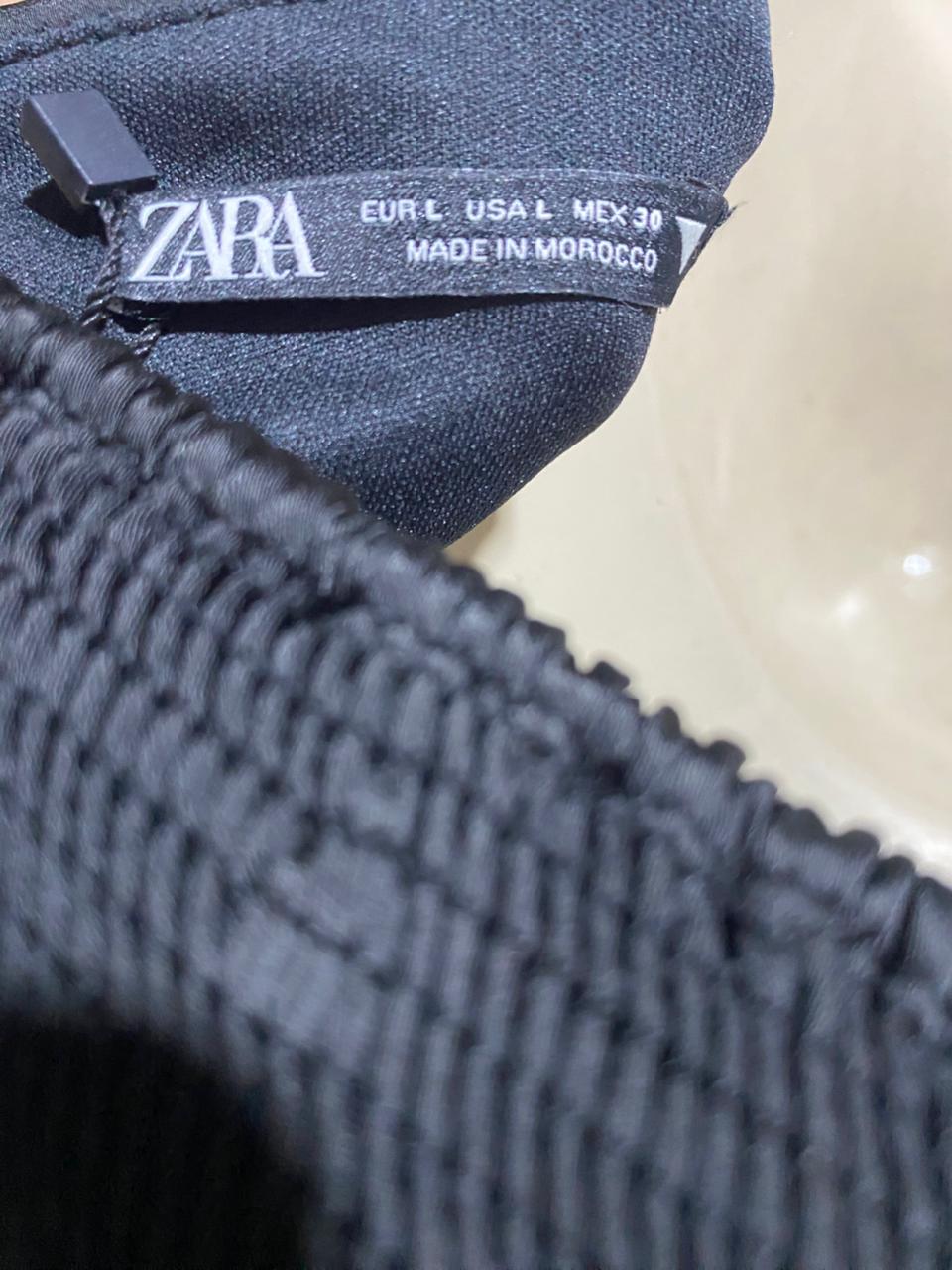 ZARA |L| BUST 17| B21| WOMEN'S ELEGANT SATIN STRAPLESS CORSET TOP