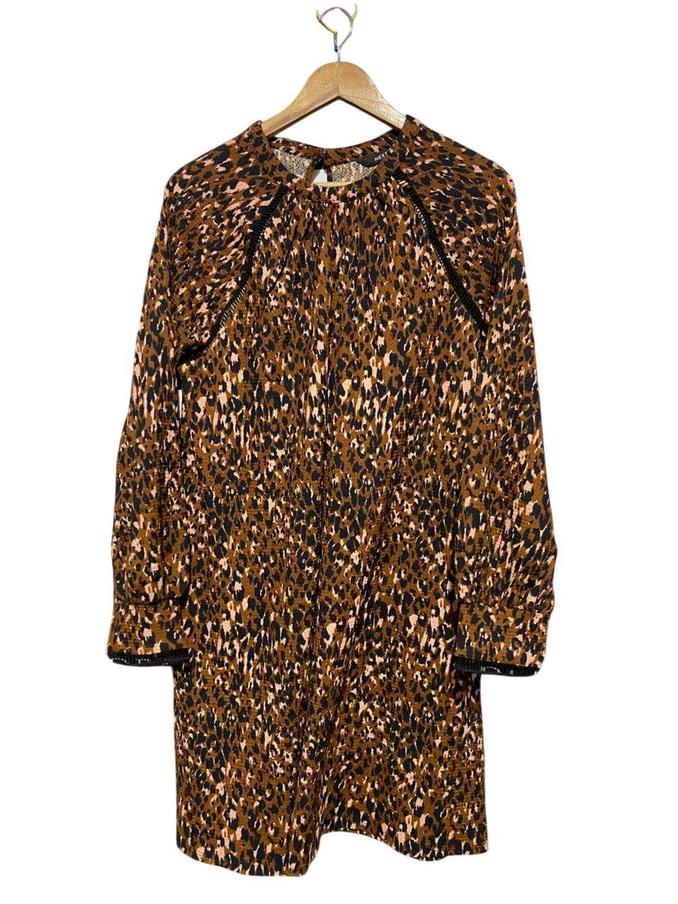 NEXT |XL| BUST 20| B21| LEOPARD PRINT MINI SHIFT DRESS