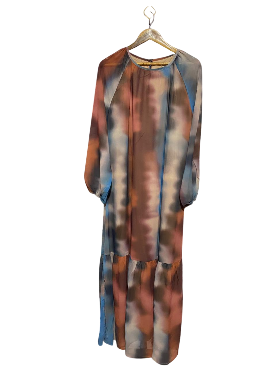 SHEIN |XL| BUST 22| B32| MULTICOLOR TIE-DYE LONG MAXI DRESS