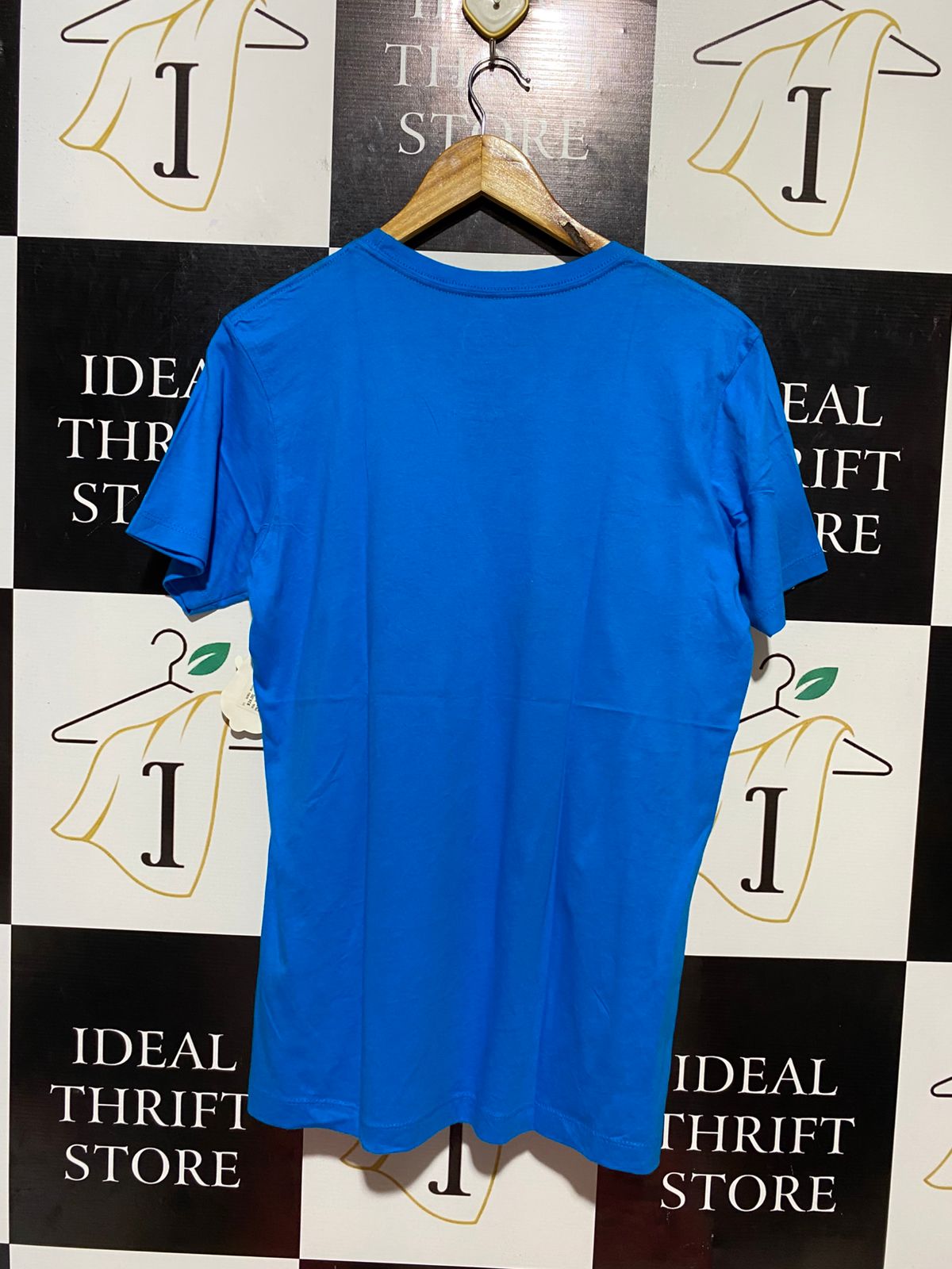 GOODIE TWO SLEEVES |XL| B22| VIBRANT BLUE GRAPHIC T-SHIRT WITH FUNNY CAT ILLUSTRATION