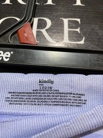 KINDLY |S| WAIST 26| B21| YOURS SEAMLESS ZEBRA PRINT BOYSHORT LIGHT PURPLE