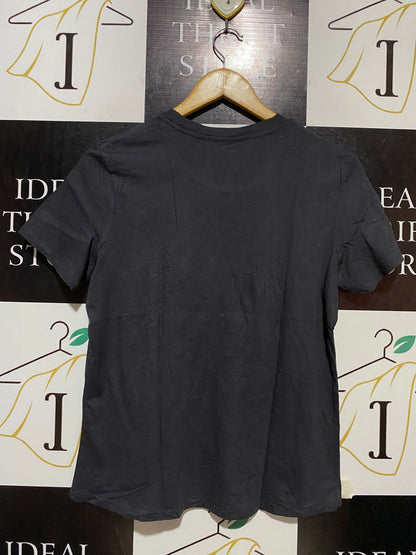 KIABI |M| BUST 19| B21| WOMEN'S BLACK DISCO DIVA GLITTER GRAPHIC T-SHIRT