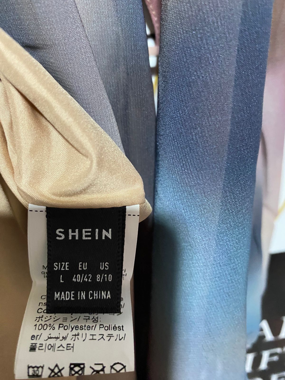 SHEIN |XL| BUST 22| B32| MULTICOLOR TIE-DYE LONG MAXI DRESS