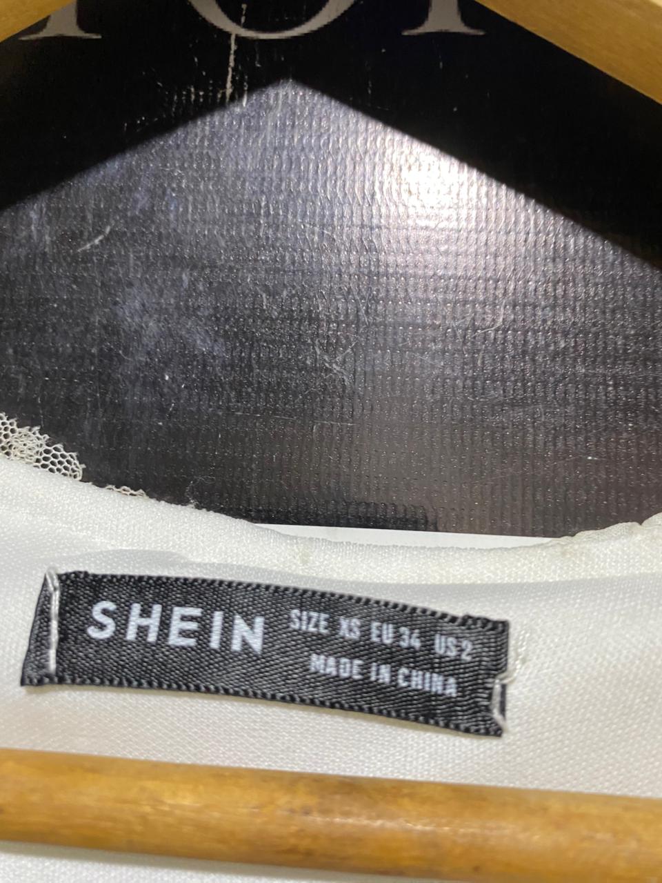 SHEIN |M| BUST 17| B21| OFF-WHITE TEXTURED MAXI DRESS