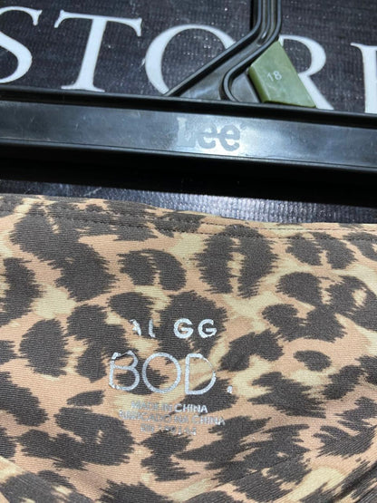 COTTON ON |L| WAIST 30| B21| LEOPARD PRINT HIGH-WAISTED BIKE SHORTS