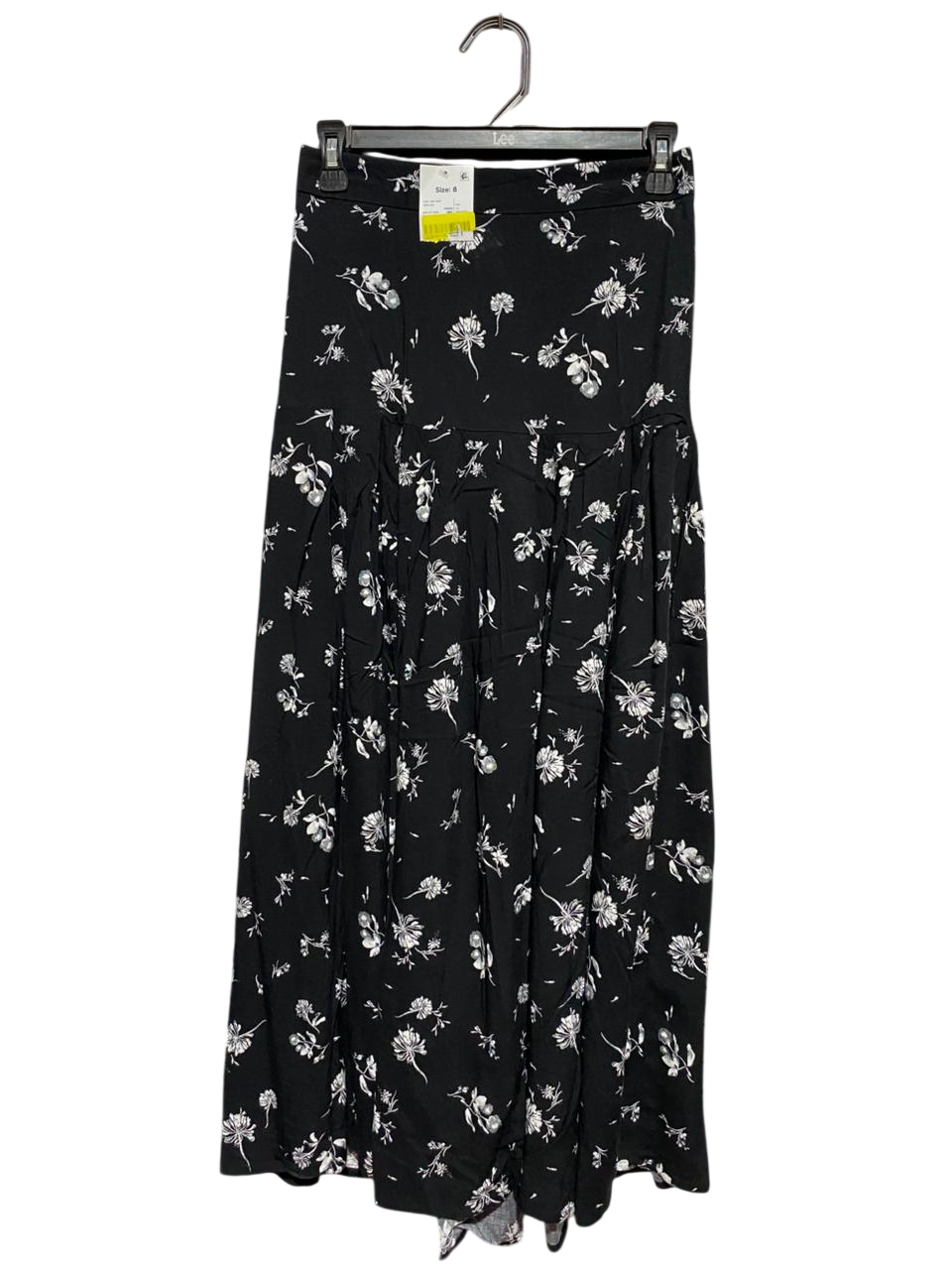 ANKO |S| WAIST 26| B22| WOMEN'S MONOCHROME FLORAL MAXI SKIRT