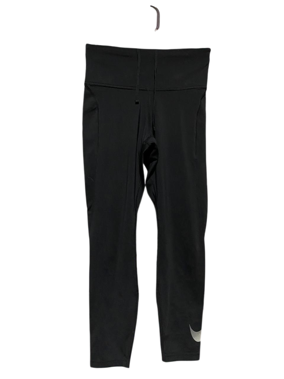 NIKE |XS| WAIST 24| B22| WOMEN'S HIGH-RISE PERFORMANCE TIGHTS WITH DRAWSTRING – BLACK