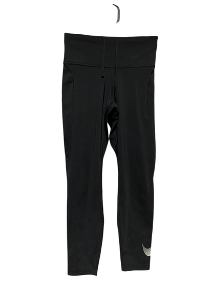 NIKE |XS| WAIST 24| B22| WOMEN'S HIGH-RISE PERFORMANCE TIGHTS WITH DRAWSTRING – BLACK