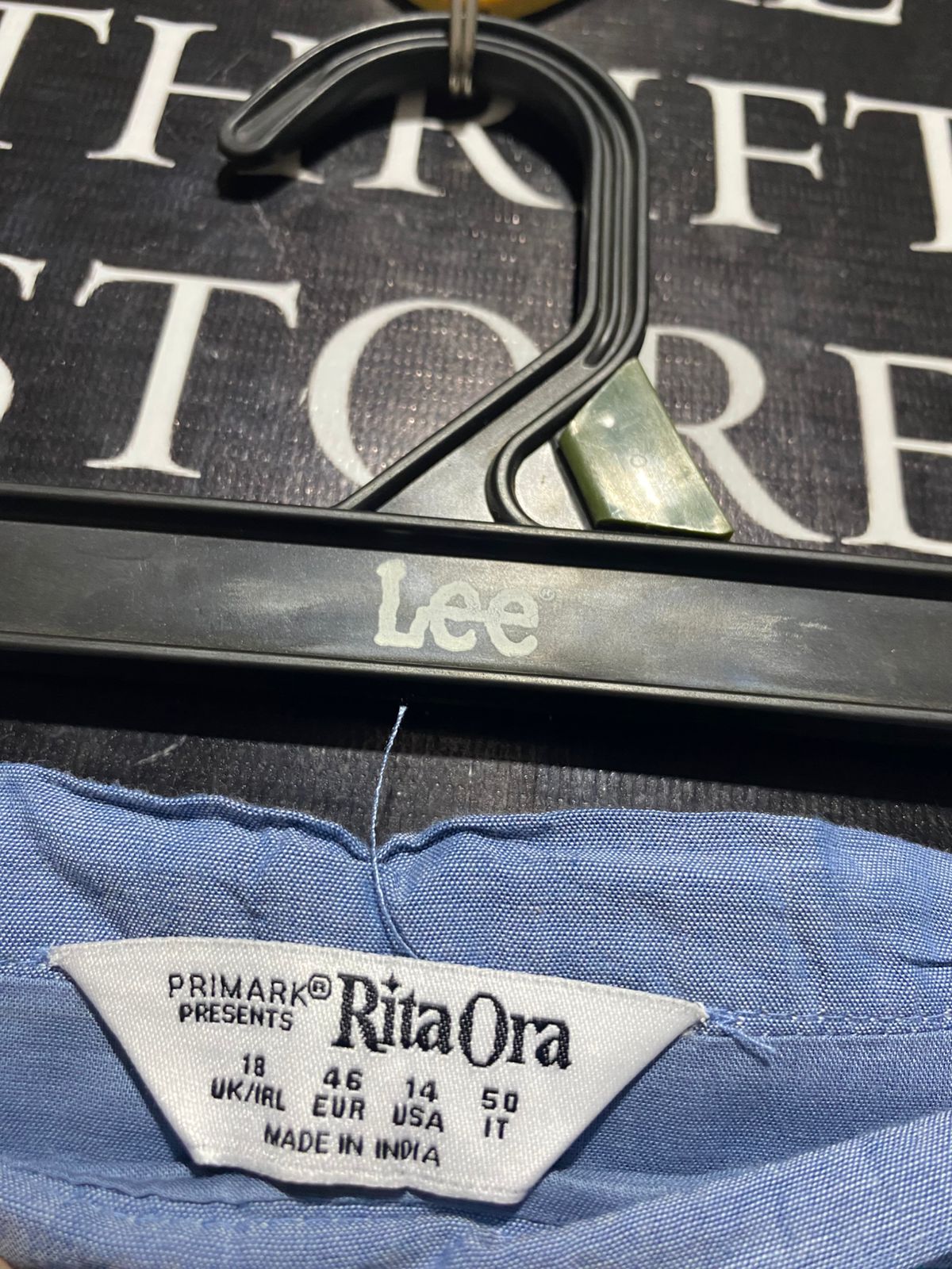 RITA ORA |XXL| WAIST 37| B23| BOHO CHIC TIRED CHAMBRAY MAXI SKIRT IN DENIM BLUE
