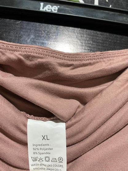 |M| WAIST 28| B22| MAUVE HIGH-WAISTED FLARE YOGA PANTS