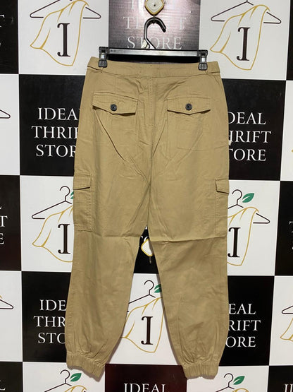 PRIMARK |M| WAIST 29| B22| WOMEN'S KHAKI CARGO JOGGERS