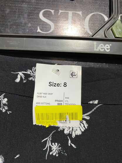 ANKO |S| WAIST 26| B22| WOMEN'S MONOCHROME FLORAL MAXI SKIRT