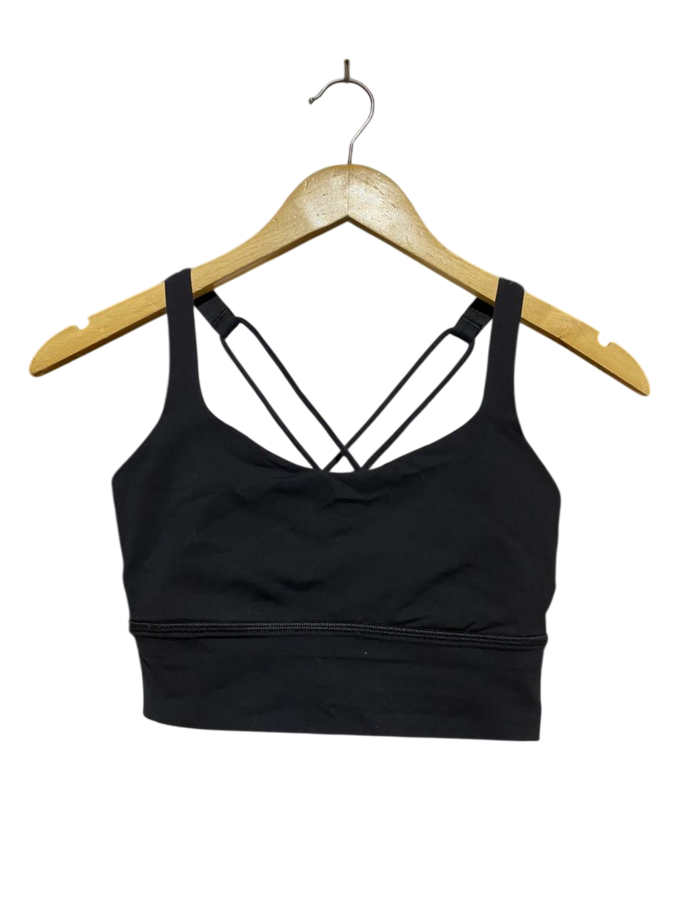 LULULEMON |XS| BUST 13| ENERGY BRA LONG-LINE - BLACK