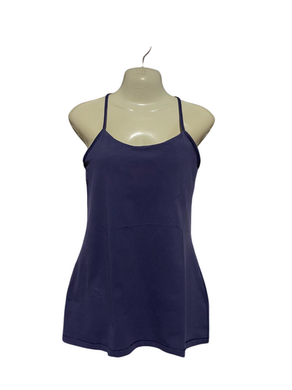 LULULEMON |M| BUST 16| POWER Y TANK TOP IN DEEP PURPLE