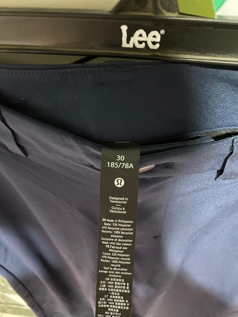 LULULEMON |L| WAIST 32| COMMISSION SLIM-FIT PANT IN TRUE NAVY