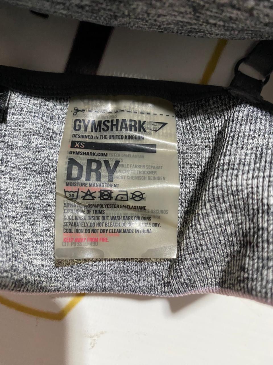 GYMSHARK |XS| BUST 11| VITAL SEAMLESS 2.0 SPORTS BRA IN MARL GREY