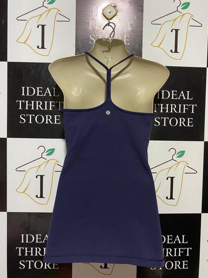 LULULEMON |M| BUST 16| POWER Y TANK TOP IN DEEP PURPLE