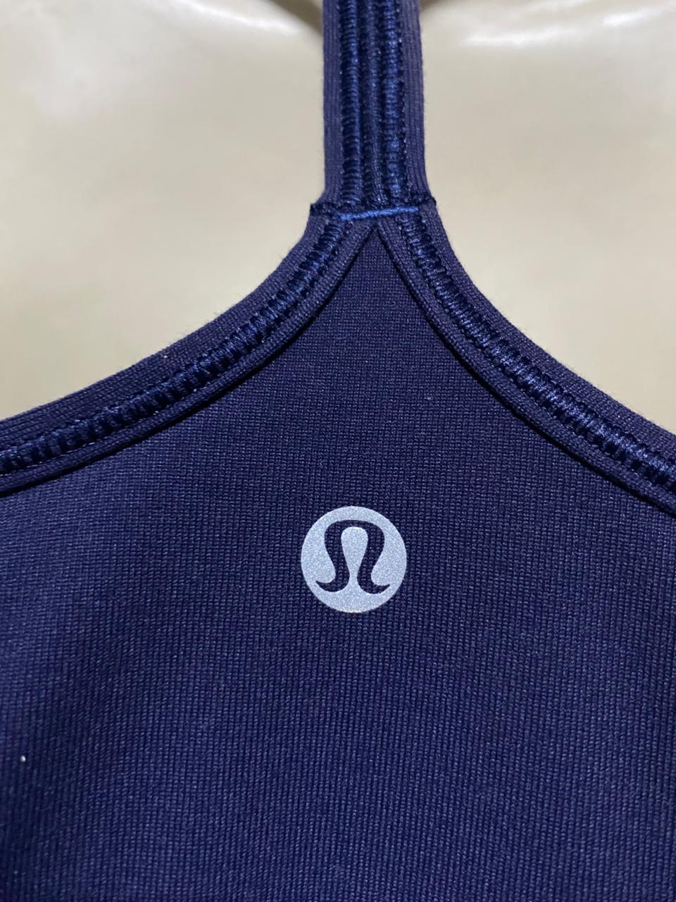 LULULEMON |M| BUST 16| POWER Y TANK TOP IN DEEP PURPLE