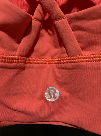 LULULEMON |XS| BUST 12| ENERGY BRA LONG-LINE - GUAVA PINK