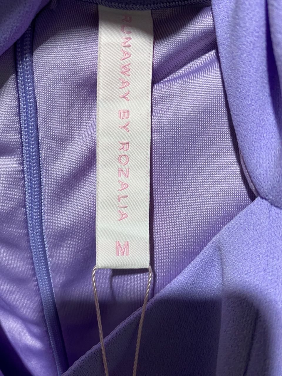 RUNAWAY BY ROZALIA |M| BUST 17| B19| LILAC CUT-OUT MINI DRESS WITH FLORAL DETAIL