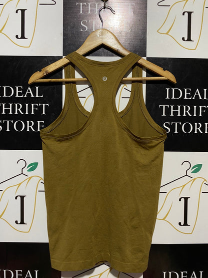 LULULEMON |M| BUST 15| SWIFTLY TECH RACERBACK TANK TOP 2.0 - OLIVE GREEN