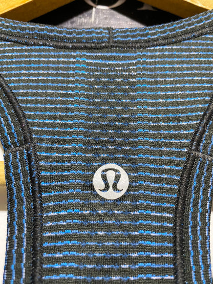LULULEMON |XS| BUST 12| SWIFTLY TECH RACERBACK TANK TOP 2.0 - STRIPED GREY / BLACK