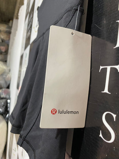LULULEMON |XS| WAIST 22| RISE SHORTS WITH POCKETS - BLACK 6" BIKER SHORTS