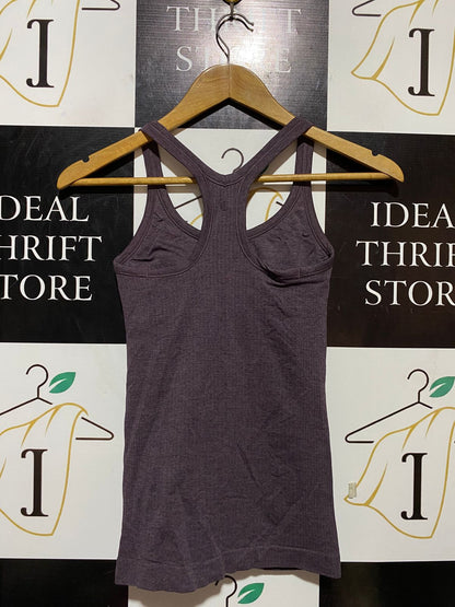 LULULEMON |XS| BUST 12|  RACERBACK TANK TOP PURPLE HEATHERED ACTIVEWEAR