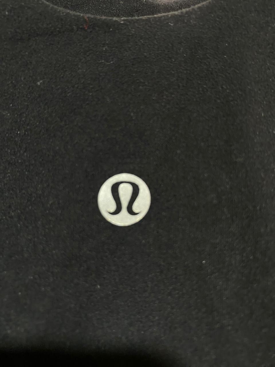 LULULEMON  | S |BUST 13| PREMIUM BLACK V-NECK CROP TANK TOP