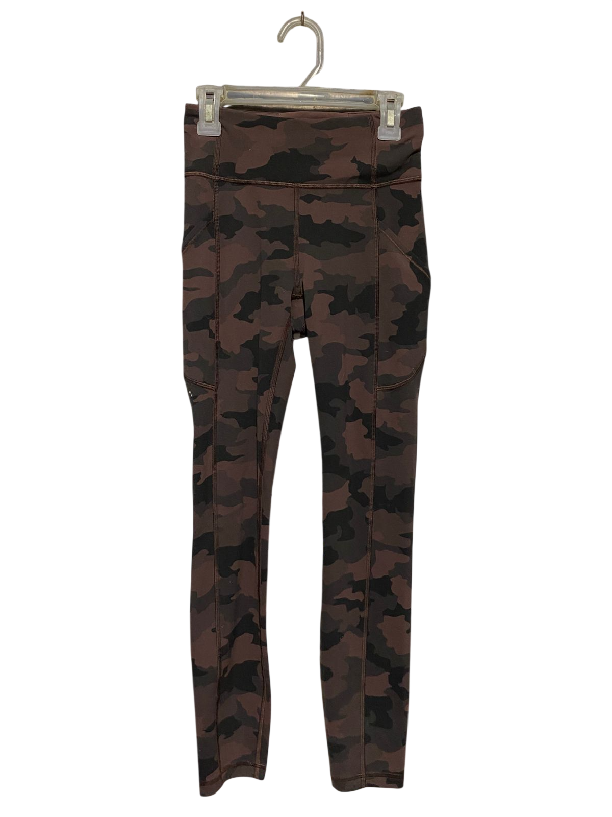 LULULEMON |XS| WAIST 22| FAST AND FREE HIGH-RISE TIGHTS – HERITAGE 365 CAMO BROWN