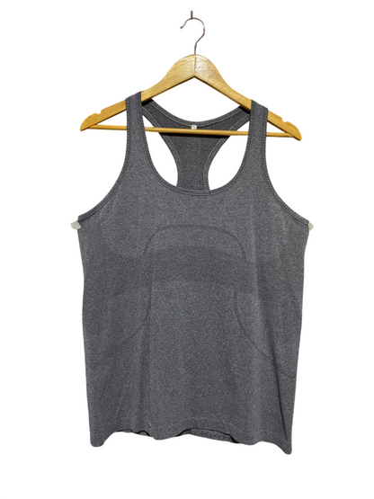 LULULEMON |L| BUST 19| SWIFTLY TECH RACERBACK TANK TOP IN DARK GREY HEATHER