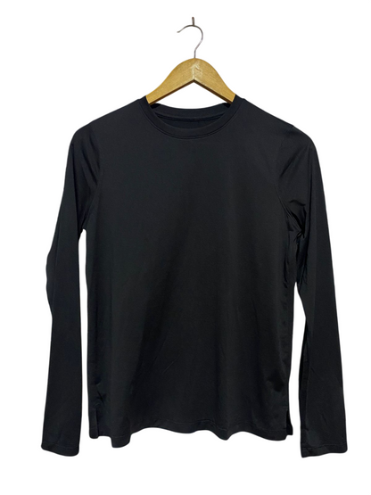 LULULEMON |M| BUST 18| ALL IT TAKES LONG SLEEVE SHIRT IN BLACK