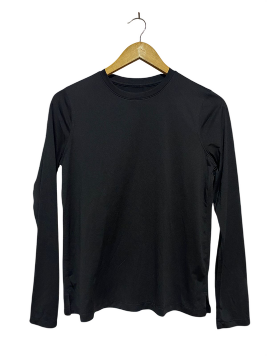 LULULEMON |M| BUST 18| ALL IT TAKES LONG SLEEVE SHIRT IN BLACK