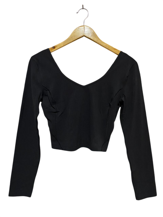 LULULEMON  |S| BUST 16| ALIGN V-NECK LONG SLEEVE SHIRT