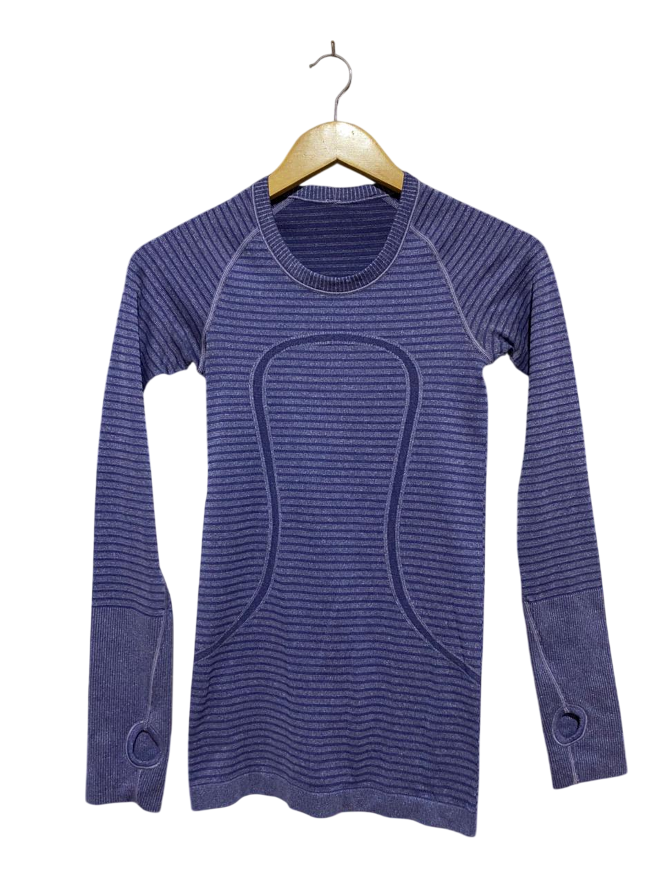 LULULEMON  |S| BUST 13| SWIFTLY TECH STRIPED LONG SLEEVE TOP