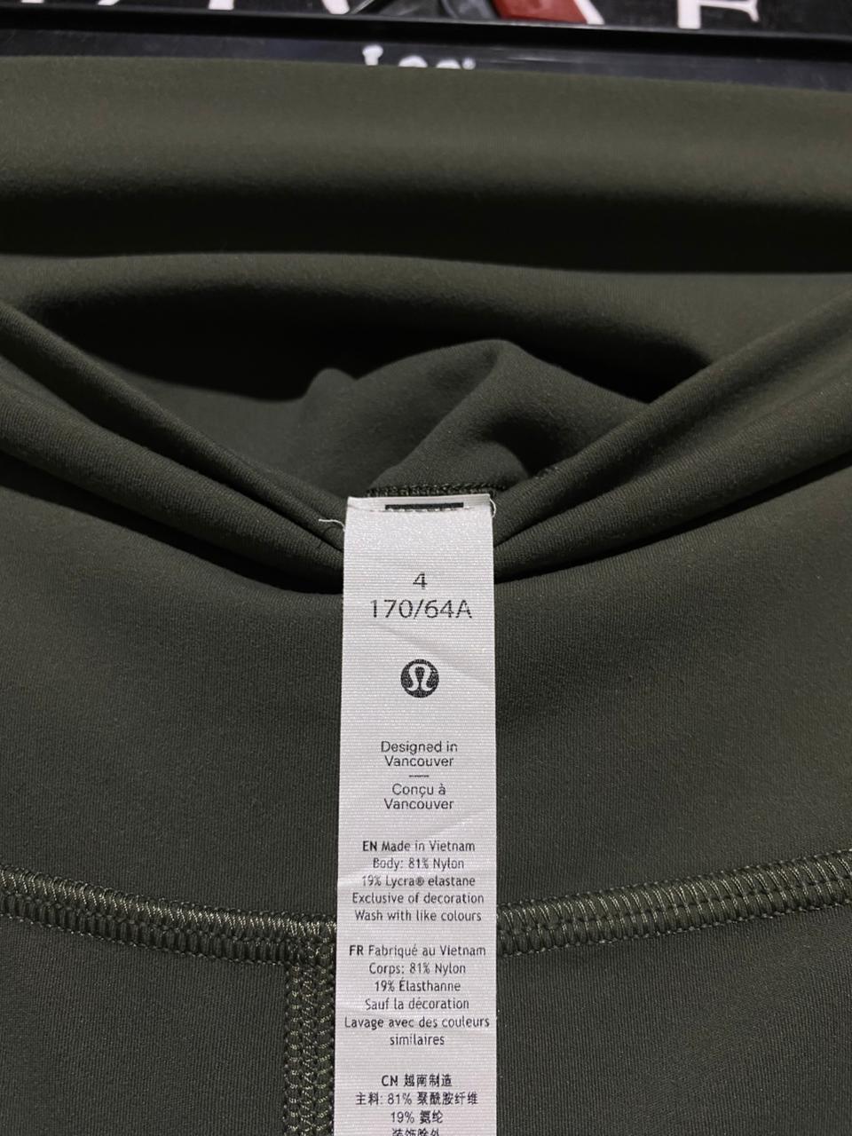 LULULEMON |S| WAIST 24| ALIGN HIGH-RISE BIKE SHORTS