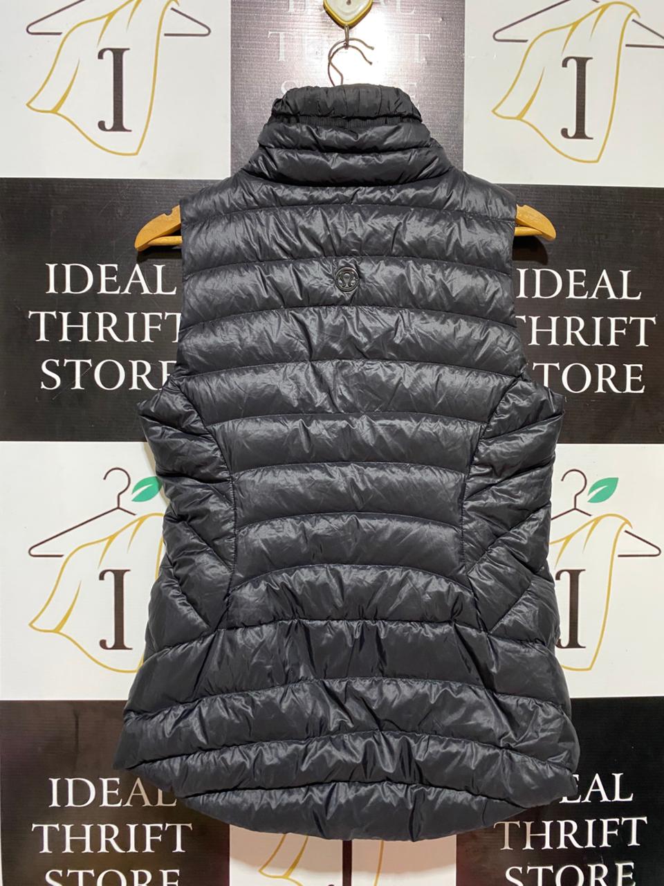 LULULEMON  |M| BUST 18| DOWN FOR IT ALL VEST BLACK JACKET