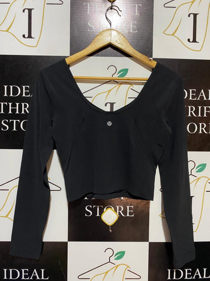 LULULEMON  |S| BUST 16| ALIGN V-NECK LONG SLEEVE SHIRT
